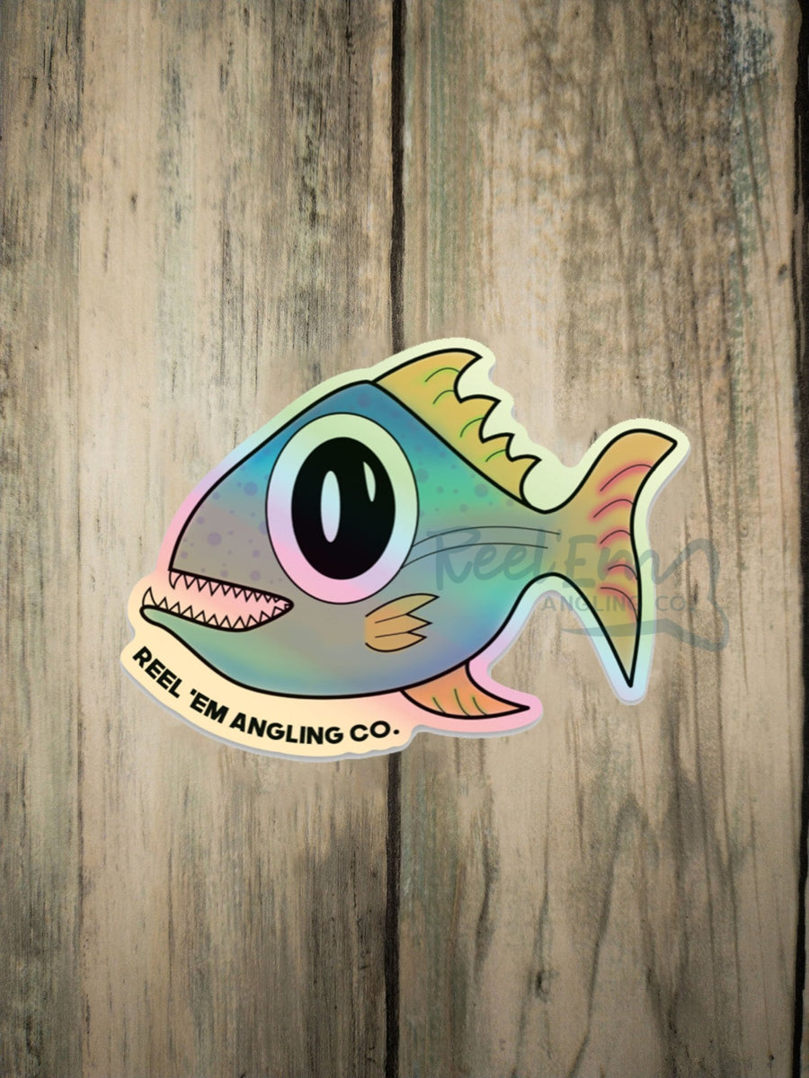 5d Fish Holographic Sticker, Fishing Accessories Sticker