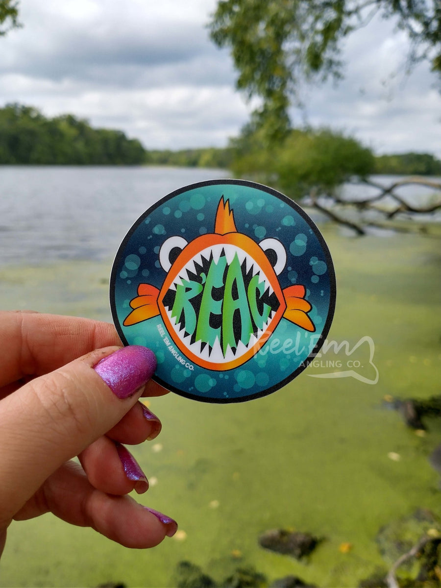 Chomp Fish Fish Chomp Sticker – Reel 'Em Angling Co.
