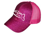 Load image into Gallery viewer, Glitter Ponytail Hat - Reel &#39;Em Angling Co.
