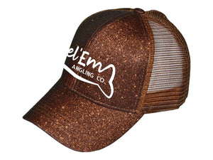 Glitter Ponytail Hat - Reel 'Em Angling Co.