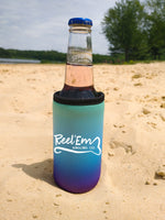 Load image into Gallery viewer, Gradiant Slim Coozie w Black Trim - Sewn Bottom - Reel &#39;Em Angling Co.
