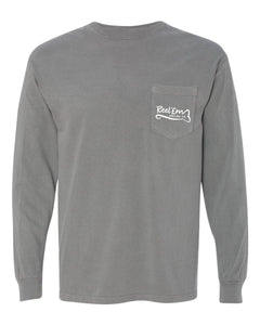 Heavyweight Long Sleeve Pocket Tee - Reel 'Em Angling Co.