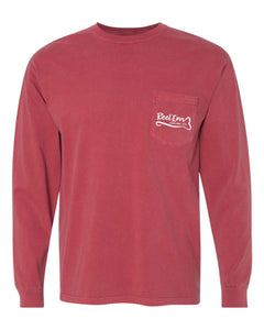 Heavyweight Long Sleeve Pocket Tee - Reel 'Em Angling Co.