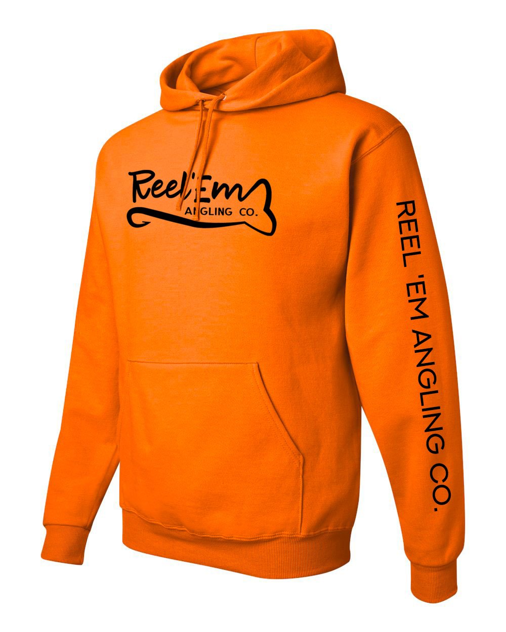 Hi Viz Hooded Sweatshirt - Reel 'Em Angling Co.