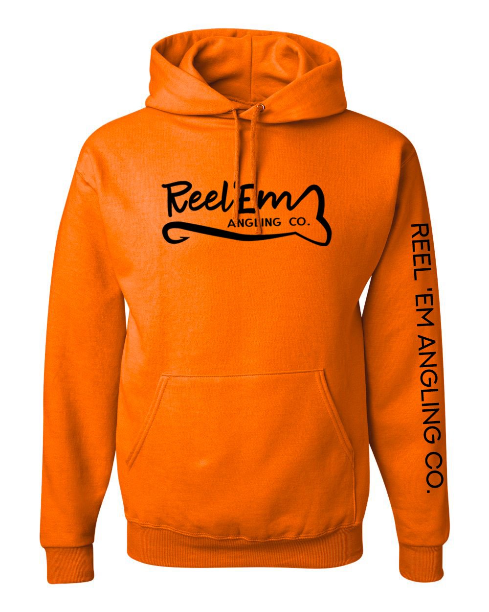 Hi Viz Hooded Sweatshirt - Reel 'Em Angling Co.