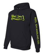 Load image into Gallery viewer, Hi Viz Hooded Sweatshirt - Reel &#39;Em Angling Co.
