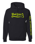 Load image into Gallery viewer, Hi Viz Hooded Sweatshirt - Reel &#39;Em Angling Co.
