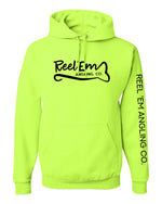 Load image into Gallery viewer, Hi Viz Hooded Sweatshirt - Reel &#39;Em Angling Co.
