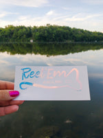 Load image into Gallery viewer, Holographic Reel Em Angling Co. Decal - Reel &#39;Em Angling Co.
