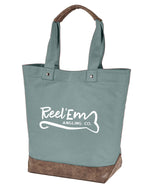 Load image into Gallery viewer, Reel Canvas Tote - Reel &#39;Em Angling Co.
