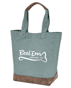 Reel Canvas Tote - Reel 'Em Angling Co.