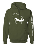 Load image into Gallery viewer, State Fish Hooded Sweatshirt - Reel &#39;Em Angling Co.
